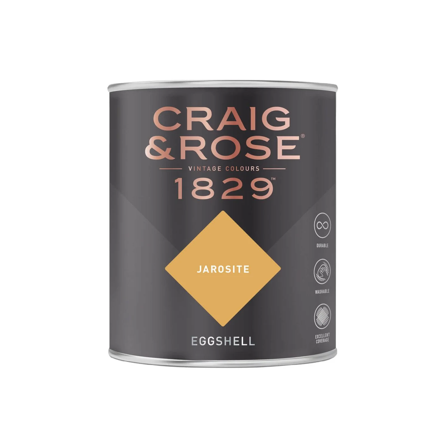 Craig & Rose 1829 Eggshell Paint Jarosite - 750ml 2 Craig & Rose 1829 Eggshell Paint Jarosite - 750ml - Image 2
