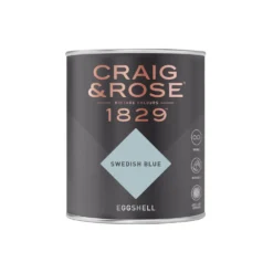 Craig & Rose 1829 Eggshell Paint Swedish Blue- 750ml -Best Home Furnishing Store 12820455 1774833222351537