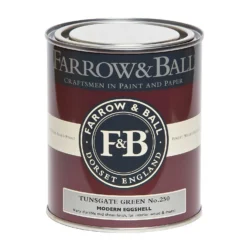 Farrow & Ball Modern Eggshell Paint Archive Collection: Tunsgate Green - 750ml -Best Home Furnishing Store 12820606 4594952914963704