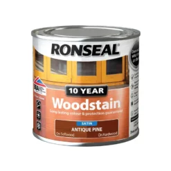 Ronseal 10 Year Woodstain Antique Pine Satin - 250ml -Best Home Furnishing Store 12820723 8624831917233379