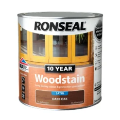 Ronseal 10 Year Woodstain Dark Oak Satin - 750ml 11 Ronseal 10 Year Woodstain Dark Oak Satin - 750ml -Best Home Furnishing Store 12820819 1734831918081065