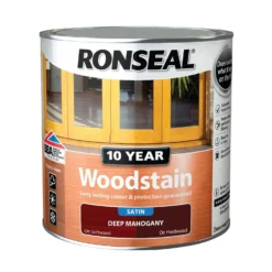 Ronseal 10 Year Woodstain Deep Mahogany Satin - 2.5L -Best Home Furnishing Store 12820829 1234831917755760