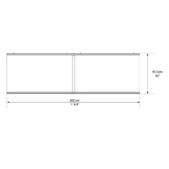 Palram - Canopia Canopy Aquila 3000 Grey Clear -Best Home Furnishing Store 12821841 9074833200152815