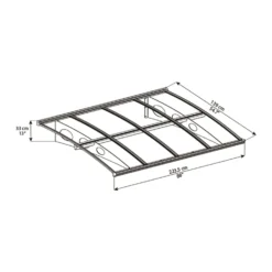 Palram - Canopia Canopy Herald 2230 Grey Clear -Best Home Furnishing Store 12821842 1034833173770359