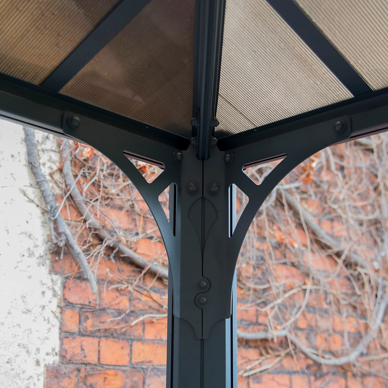 Palram - Canopia Martinique 5000 Garden Gazebo Grey Bronze 4 Palram - Canopia Martinique 5000 Garden Gazebo Grey Bronze - Image 4