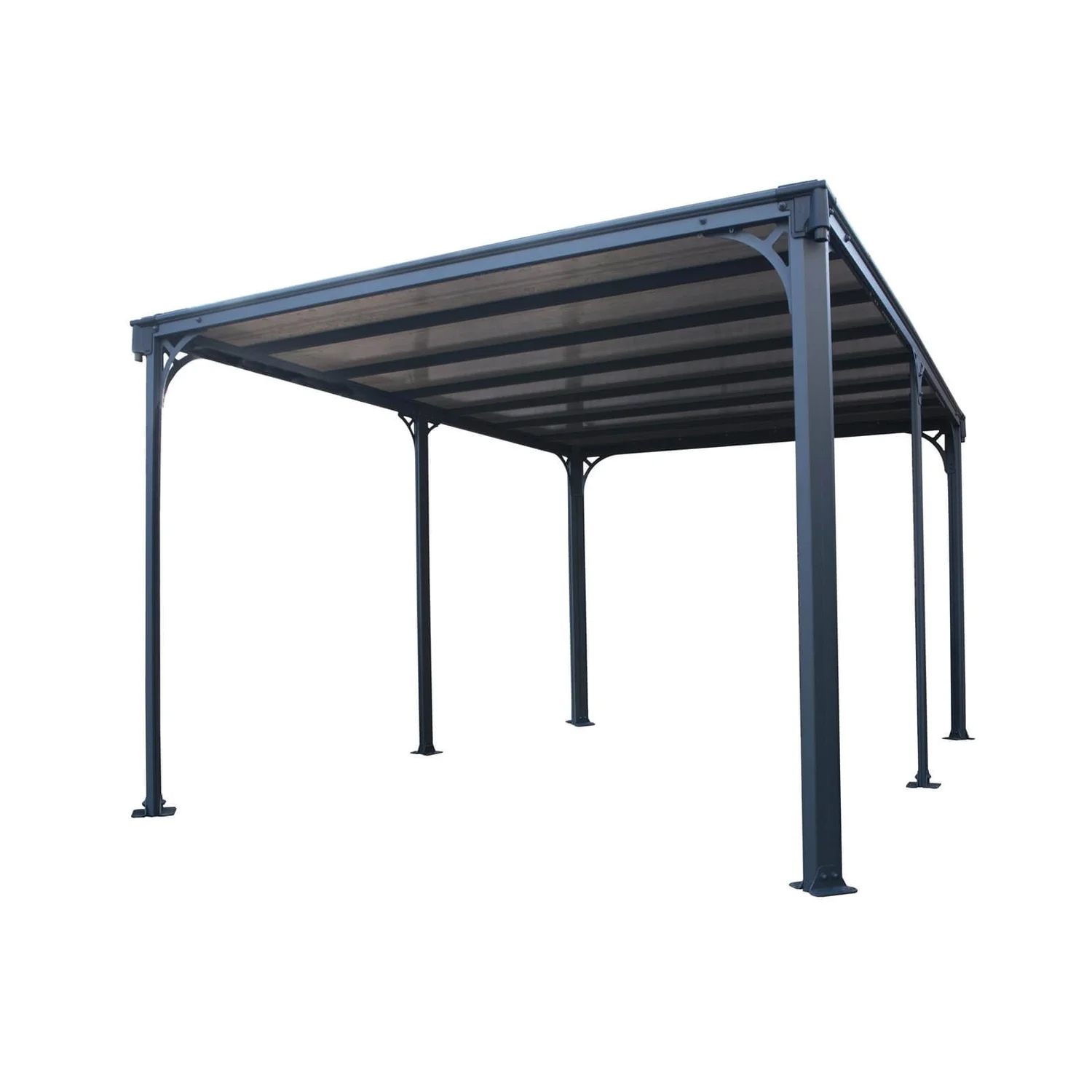 Palram - Canopia Milano 4300 Garden Gazebo Grey Bronze 2 Palram - Canopia Milano 4300 Garden Gazebo Grey Bronze - Image 2