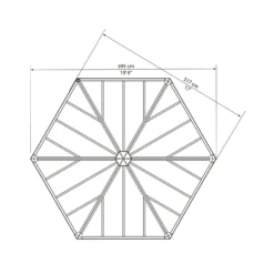 Palram - Canopia Garda Garden Conservatory Grey Bronze 17 Palram - Canopia Garda Garden Conservatory Grey Bronze -Best Home Furnishing Store 12821929 9234833172727193