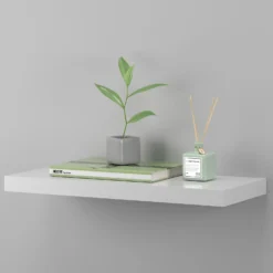Floating Shelf - White Gloss - 600 X 240 X 38mm 8 Floating Shelf - White Gloss - 600 X 240 X 38mm -Best Home Furnishing Store 12822023 1594876424034480