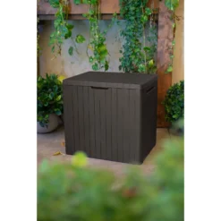Keter City Outdoor Garden Storage Box 113L - Brown 11 Keter City Outdoor Garden Storage Box 113L - Brown -Best Home Furnishing Store 12822290 1124900073755494