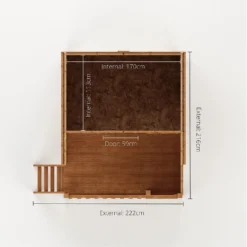 Mercia 8 X 7ft Honeysuckle Wooden Playhouse With Tower - Installation Included -Best Home Furnishing Store 12822469 1864949332456128