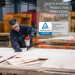 Mercia 8 X 7ft Honeysuckle Wooden Playhouse With Tower - Installation Included -Best Home Furnishing Store 12822469 9594949332358634