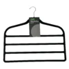Single Black Velvet Trouser Hanger