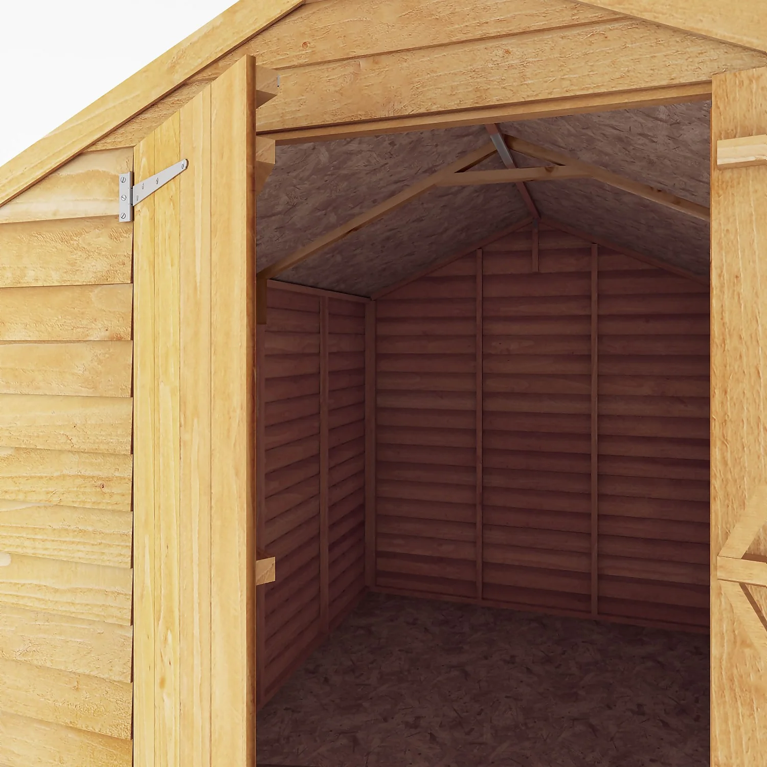 Mercia 8 X 6ft Overlap Apex Windowless Shed - Installation Included 3 Mercia 8 X 6ft Overlap Apex Windowless Shed - Installation Included - Image 3