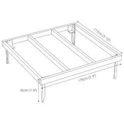 Mercia 6x4ft Pressure Treated Wooden Shed Base - Installation Included 15 Mercia 6x4ft Pressure Treated Wooden Shed Base - Installation Included -Best Home Furnishing Store 12822602 9184832960022240