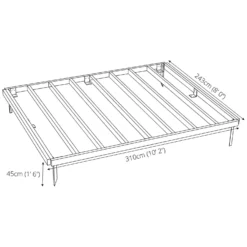 Mercia 10x8ft Pressure Treated Wooden Shed Base - Installation Included -Best Home Furnishing Store 12822610 1024832958709059