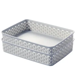 Curver My Style A5 Rectangular Plastic Storage Organiser - Grey 7 Curver My Style A5 Rectangular Plastic Storage Organiser - Grey -Best Home Furnishing Store 12823029 1294833226906611