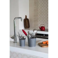 Curver My Style Large 1.6L Round Plastic Storage Organiser - Grey -Best Home Furnishing Store 12823035 5554833228197865