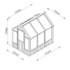 Forest 8 X 6ft Vale Greenhouse - Installation Included -Best Home Furnishing Store 12823847 2014833220534713