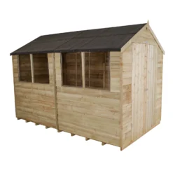 Forest 10 X 6ft Overlap Pressure Treated Double Door Apex Shed 12 Forest 10 X 6ft Overlap Pressure Treated Double Door Apex Shed -Best Home Furnishing Store 12823857 2084833221504745