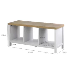 Clever Cube 1x3 Storage Unit With Legs - White -Best Home Furnishing Store 12824159 1165052927610062