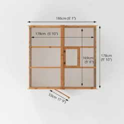 Mercia 6 X 6ft Traditional Greenhouse - Incl. Installation -Best Home Furnishing Store 12825394 1475028839988867