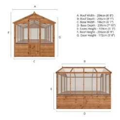 Mercia 8 X 6ft Traditional Greenhouse - Incl. Installation -Best Home Furnishing Store 12825395 1435028839978562