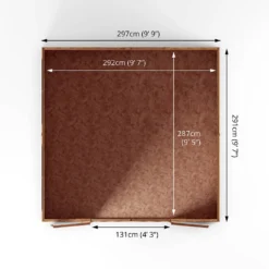 Mercia 10 X 10ft Overlap Apex Shed - Incl. Installation -Best Home Furnishing Store 12825398 1575047801171206