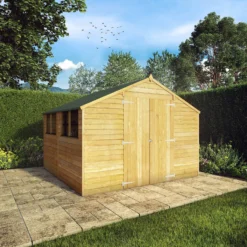 Mercia 10 X 10ft Overlap Apex Shed - Incl. Installation -Best Home Furnishing Store 12825398 9935047800569406