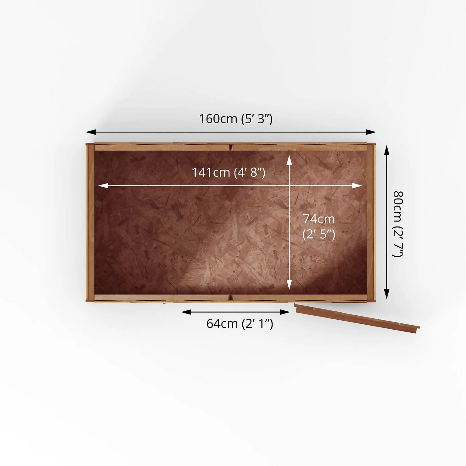 Mercia 5 X 3ft Overlap Apex Windowless Shed - Incl. Installation 10 Mercia 5 X 3ft Overlap Apex Windowless Shed - Incl. Installation - Image 10