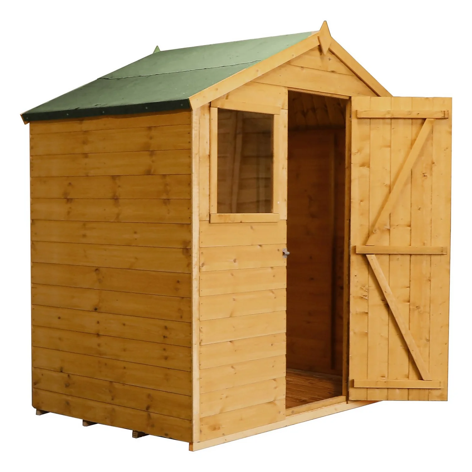 Mercia 4 X 6ft Shiplap Apex Shed - Included Installation 3 Mercia 4 X 6ft Shiplap Apex Shed - Included Installation - Image 3
