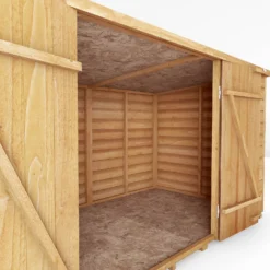 Mercia 6 X 4ft Overlap Pent Bike Shed - Incl. Installation -Best Home Furnishing Store 12825547 3514989186722643
