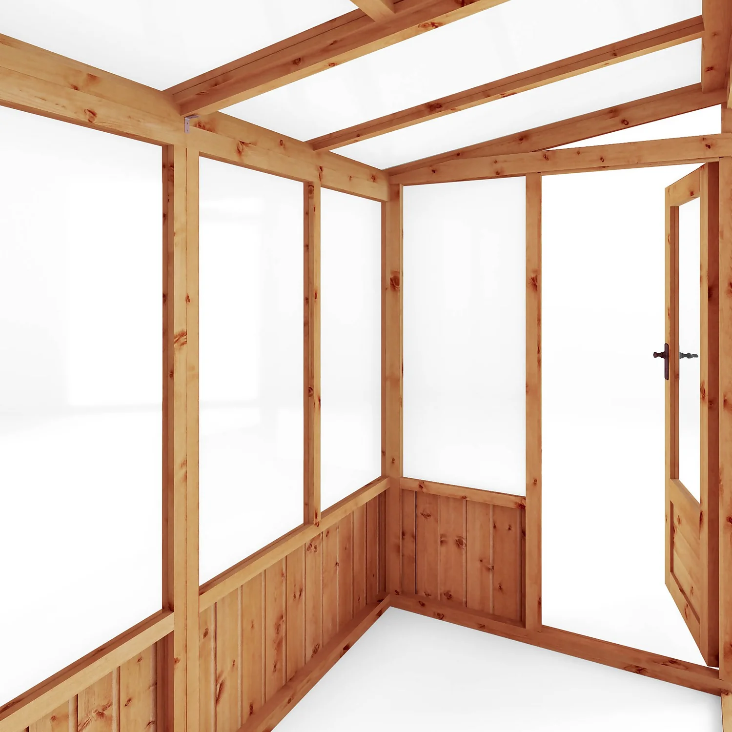 Mercia 8 X 4ft Lean To Greenhouse - Incl. Installation 5 Mercia 8 X 4ft Lean To Greenhouse - Incl. Installation - Image 5