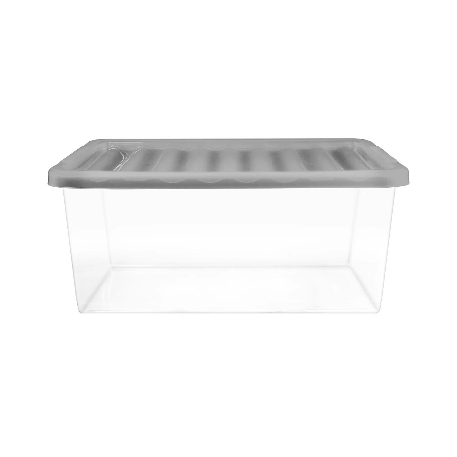 45L Storage Box With Clear Base And Lid 1 45L Storage Box With Clear Base And Lid