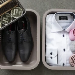 Smartstore 6L Wardrobe Basket - Taupe -Best Home Furnishing Store 12826431 1564833174171975