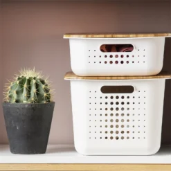 Smartstore 6L Wardrobe Basket - White -Best Home Furnishing Store 12826433 1264833172729545