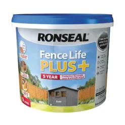 Ronseal Fence Life Plus Slate - 9L -Best Home Furnishing Store 12826702 1844942086764886