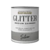 Rust-Oleum Medium Shimmer Silver Glitter - 250ml