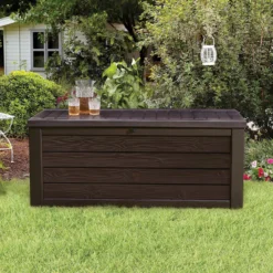 Keter Westwood Outdoor Garden Storage Box 570L - Brown -Best Home Furnishing Store 12828828 1094858568487996