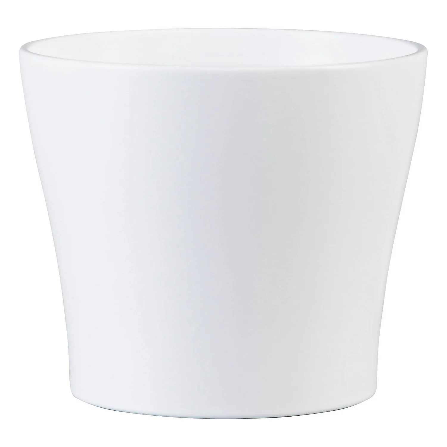 White Plant Pot - 11cm 1 White Plant Pot - 11cm