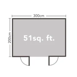 Harwood 3.0m X 2.0m Log Cabin 24kg Felt No Underlay -Best Home Furnishing Store 12832751 4264833199990140