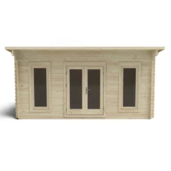 Forest Mendip 5.0m X 4.0m Log Cabin Double Glazed, 24kg Polyester Felt, Plus Underlay - Installation Included -Best Home Furnishing Store 12833121 9624833198048468