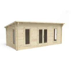 Forest Arley 6m X 3m Cabin Double Glazed 34kg Polyester Felt, Plus Underlay - Installation Included -Best Home Furnishing Store 12833135 2034845841744806