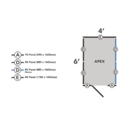 Forest 6 X 4ft Overlap Pressure Treated Apex Shed- 4 Window 19 Forest 6 X 4ft Overlap Pressure Treated Apex Shed- 4 Window -Best Home Furnishing Store 12833289 1884833201700323