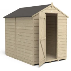 Forest 7 X 5ft Overlap Pressure Treated 7x5 Apex Shed - No Window -Best Home Furnishing Store 12833292 1374833195352941