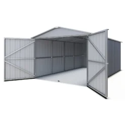 Yardmaster 10x17ft Metal Garage Workshop - Anthracite Grey -Best Home Furnishing Store 12834234 9165040005738925