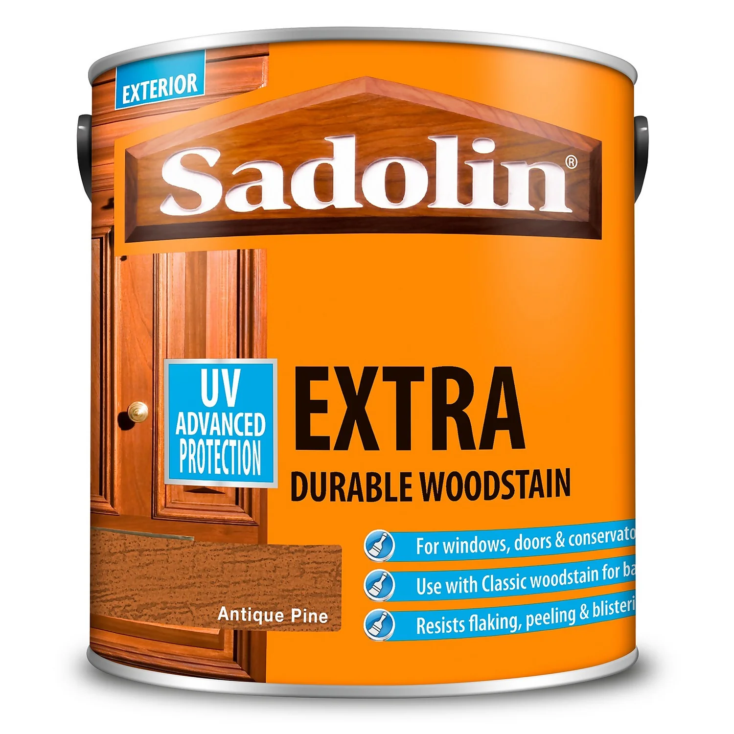 Sadolin Extra Durable Woodstain Antique Pine - 2.5L 6 Sadolin Extra Durable Woodstain Antique Pine - 2.5L - Image 6