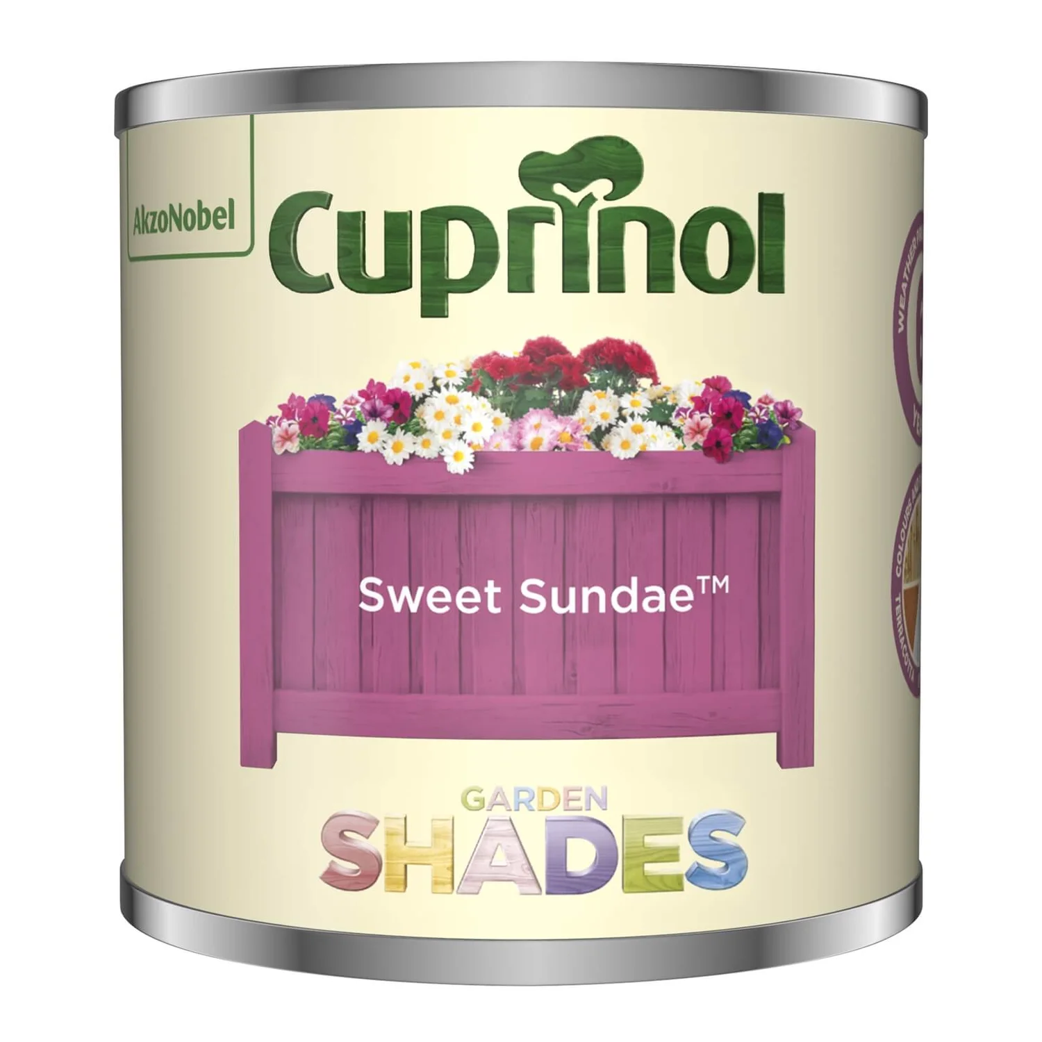 Cuprinol Garden Shades Tester - Sweet Sundae - 125ml 1 Cuprinol Garden Shades Tester - Sweet Sundae - 125ml