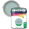 Homebase Silk Emulsion Paint Duck Egg - 5L