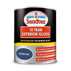 Sandtex® Exterior 10 Year Gloss Paint Oxford Blue - 750ml 14 Sandtex® Exterior 10 Year Gloss Paint Oxford Blue - 750ml -Best Home Furnishing Store 12839227 1004872088337283