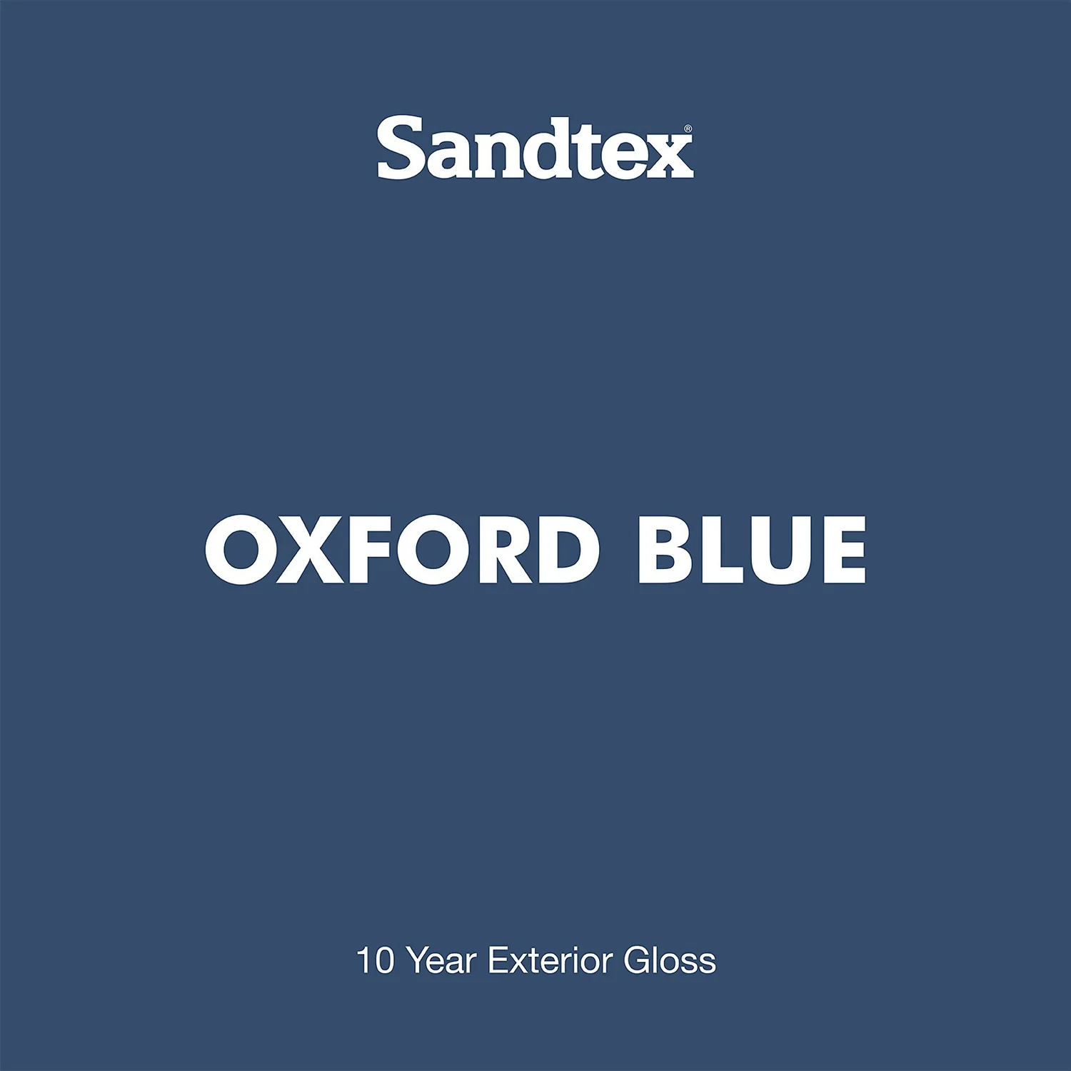 Sandtex® Exterior 10 Year Gloss Paint Oxford Blue - 750ml 8 Sandtex® Exterior 10 Year Gloss Paint Oxford Blue - 750ml - Image 8